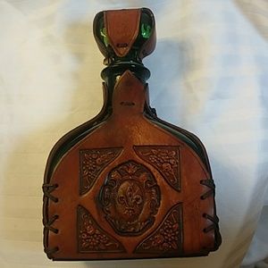Vintage Leather Bottle.